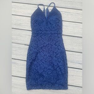 navy blue homecoming dress